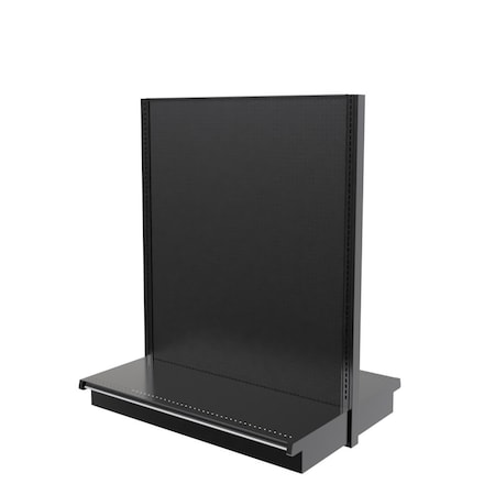 Lozier Gondola Island Display Starter, Black 48W 60H 19D P469T-ST